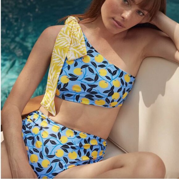 NWT Summersalt x DvF Bikini - Nectarine Orchard Size 8 - Picture 1 of 6
